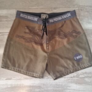 Men's Tan Swim Board Shorts